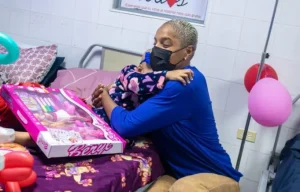 Yulimar en el pediátrico de Anzoátegui