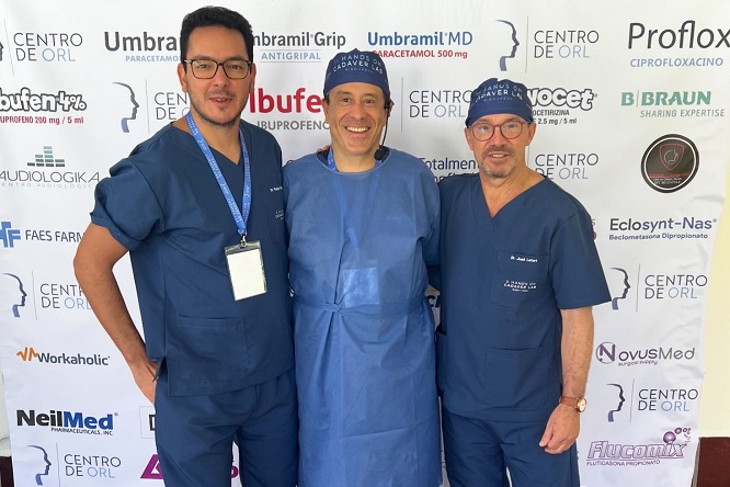 Froilán Páez, ponente estelar del II Hands On - Cadaver Lab Rino + FESS de Quito - FOTO