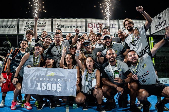 Team Traki ¡Subcampeón de la I Válida del Venezuela Padel Tour Team Edition 2024! - FOTO