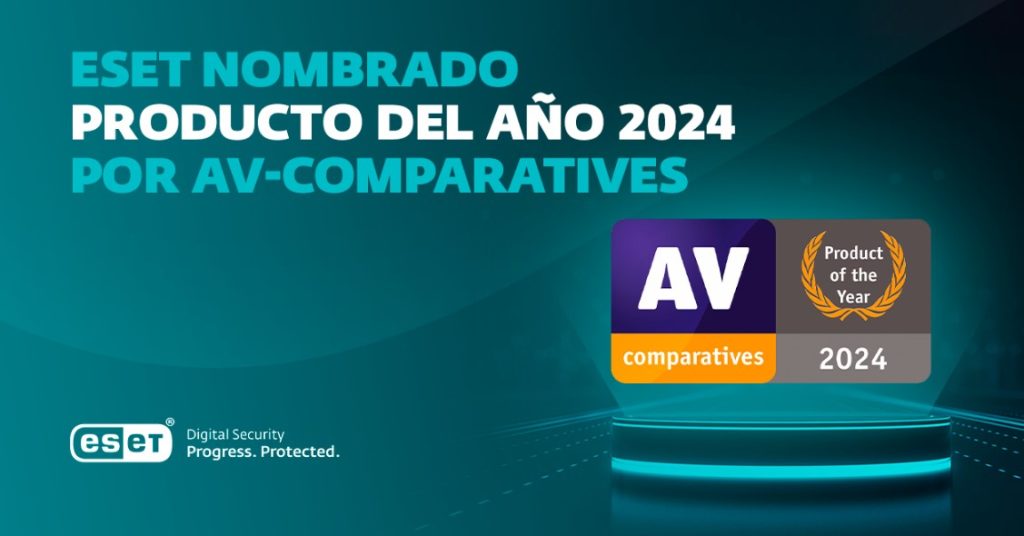 Imagen referencial 2 que acompana texto. ESET fue elegido Producto del Ano 2024 en AV Comparatives