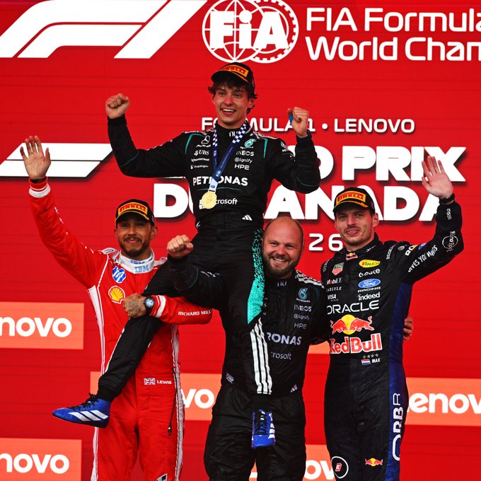 Fórmula 1: Kimi Antonelli lidera y gana también en Montreal el GP de Canadá 2026